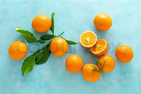 Oranges Fresh Fruits Vitamin C Concept Stock Image Colourbox