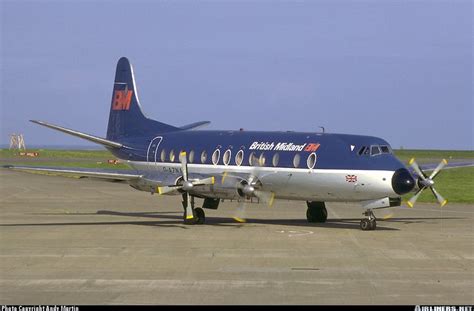 Vickers 813 Viscount British Midland Airways Bma Aviation Photo