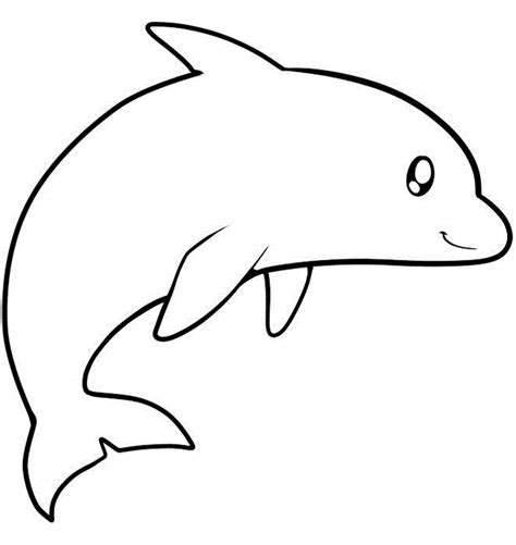 Kolorowanka Delfin Rysunek Do Druku I Online