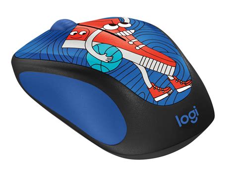 Logitech M238 Doodle Collection Sneaker Head Wireless Mouse