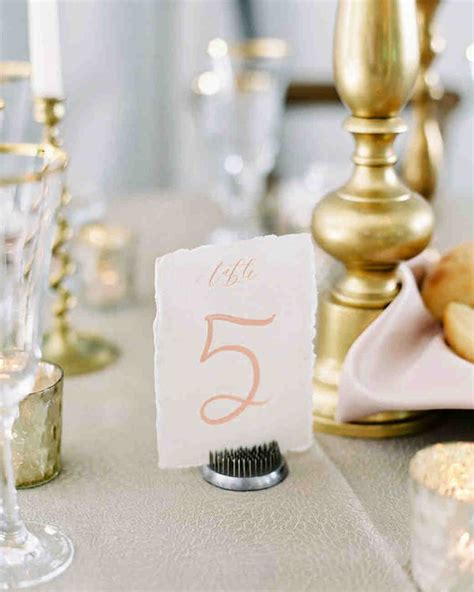 The Prettiest Wedding Table Number Ideas from Real Weddings | Martha