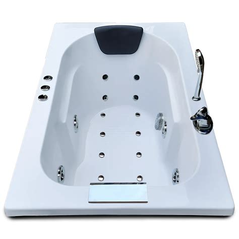 Prestige Bathtub 4 X 2 5 With Whirlpool Jacuzzi Massage Back Massager Bubble Bath Filler