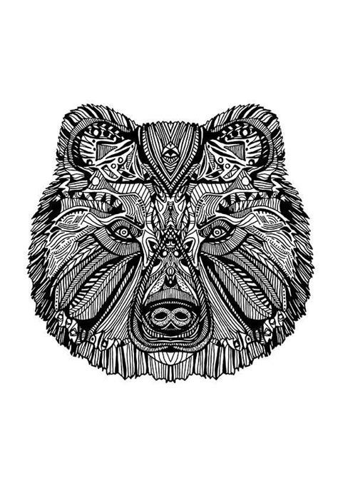Spirit Bear Art Print Bear Totem Animal Constellations Bear Art Bear