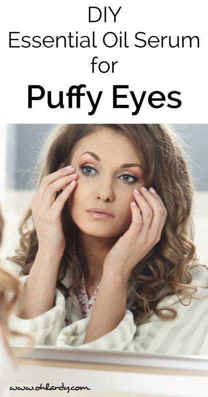 Diy Serum For Puffy Eyes Uses Natural Pure Essential Oils To Reduce
