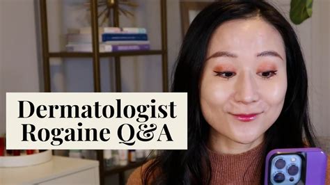 Rogaine For Hair Loss A Dermatologists Thoughts Dr Jenny Liu Youtube