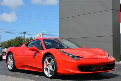 Ferrari (27) f40 • testarossa • f50 • f430 • ff • 458 spider • 500 trc • 458 italia • j50 • 599 gto • f12berlinetta • 360 modena • f12tdf • 250 gto • 812 superfast • f40 lm • enzo ferrari • 412 t2 • f8 tributo • 488 gte (2016) • 488 gt3 • f14 t • 488 gte evo (af corse) • laferrari • fxx k • fxx. Used 2011 Ferrari 458 Italia For Sale ($182,900) | Marino Performance Motors Stock #182436