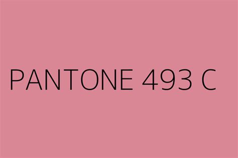 Pantone 493 C Color Hex Code