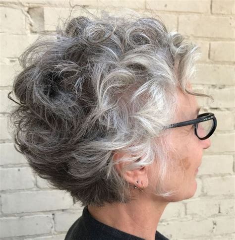 With a skillfully snipped mixture of long and short layers, your locks will flow like a waterfall. Long Curly Salt and Pepper Pixie | Curly hair styles naturally, Hair styles, Thick hair styles