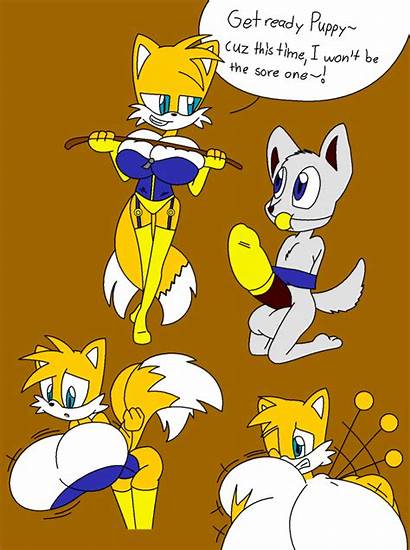 Tailsko Female Tails Sonic Expansion Breast Inflation