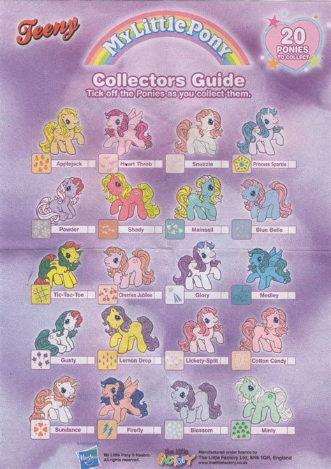 Original My Little Pony Characters Names