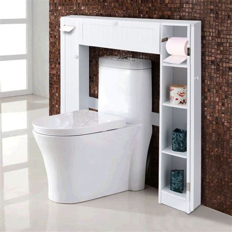 Wooden Over The Toilet Storage Cabinet In 2021 Toilet Storage Small