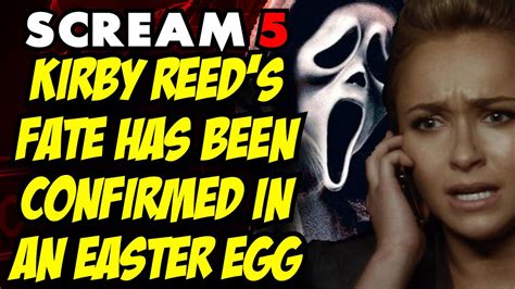 Scream 5 Kirby Reeds Fate Confirmed On Ghostfaces Computer Youtube