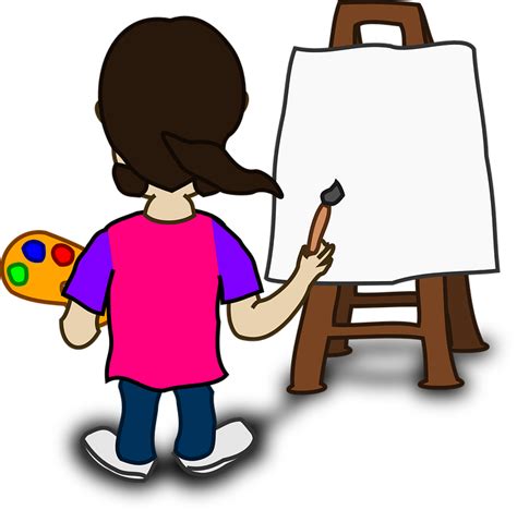 Painting Artist Child · Free Vector Graphic On Pixabay