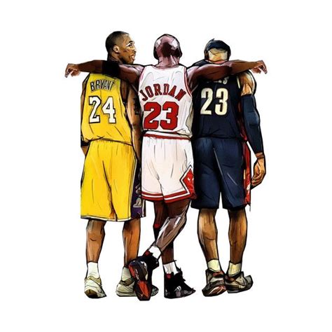 Wallpaper art 1080p september 1997. Kobe Bryant x Michael Jordan x Lebron James - Nba - T ...