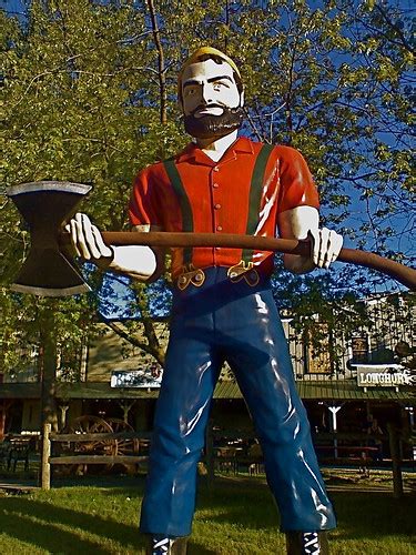 Giant Lumberjack Giant Lumberjack Roadside Effigy At The Flickr