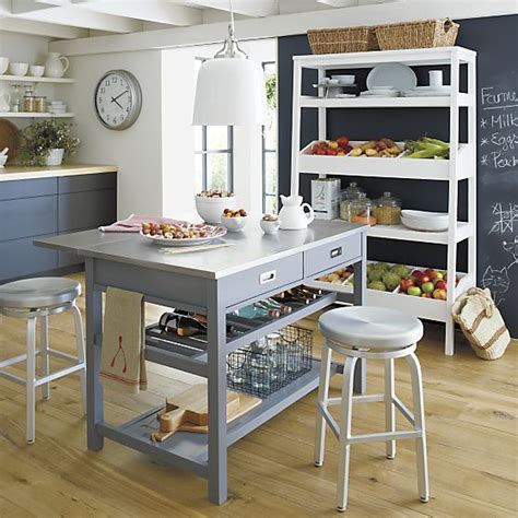 @crateandkids shop our feed ↓ crate.us/shopcrate. Sheridan Grey Kitchen Island | Crate and Barrel | Kitchens ...