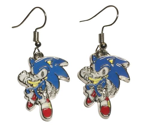 Nintendo Sonic The Hedgehog French Wire Earrings
