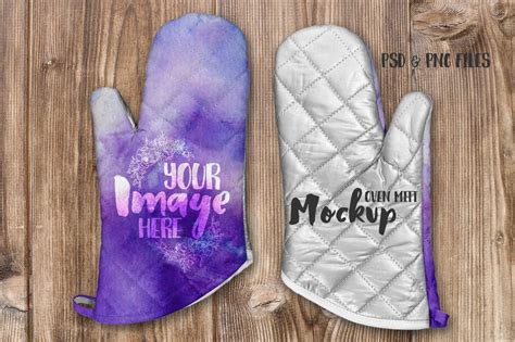 Download Oven Mitt Mockup - Sublimation | Mockup design, Branding mockups