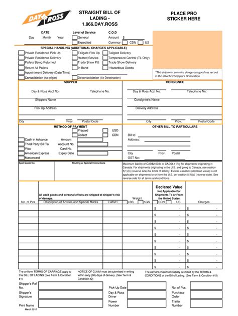 Day And Ross Bol Fill Online Printable Fillable Blank Pdffiller