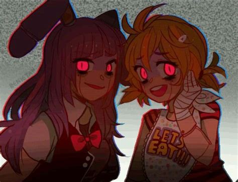 Female Bonnie And Chica Fnaf Oh I Like This A Loooot Anime Fnaf