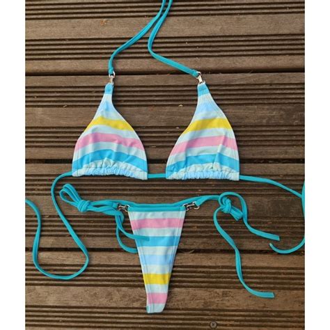 Rainbow Bikini String LolaLuna Shop