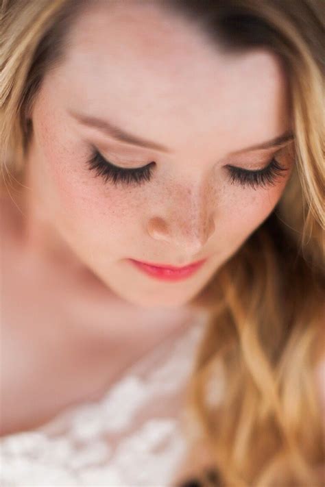 Glowing Fresh Skin On This Freckled Beauty Paired With A Wispy Lash An