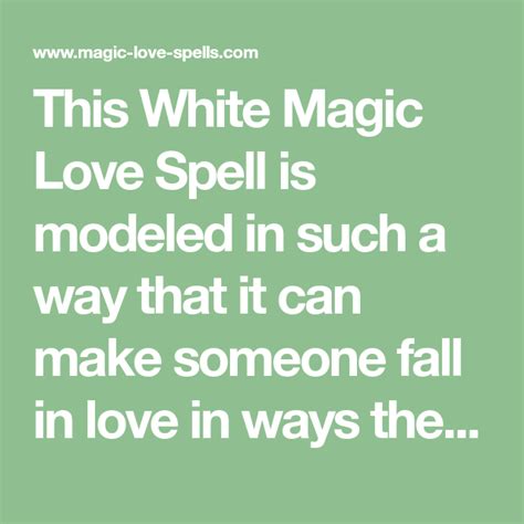 This White Magic Love Spell Is Modeled In Such A Way That It Can Make Someone Fall In Love In