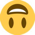 Grinning Upside Down Discord Emoji