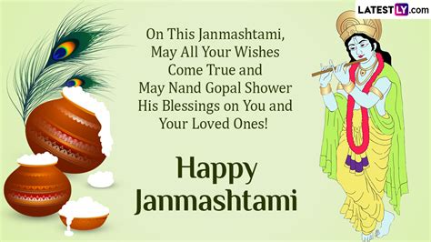 Krishna Janmashtami 2023 Advance Greetings Whatsapp Messages Images