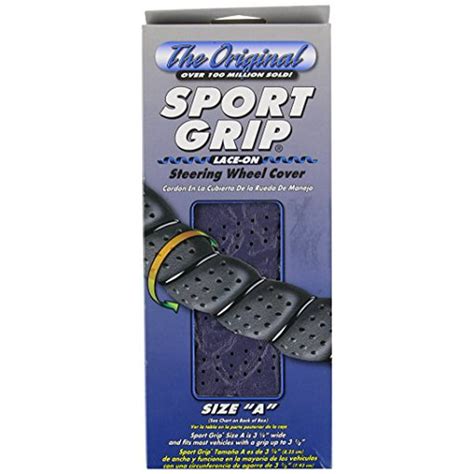 Superior 58 0450l Sport Grip Steering Wheel Cover Size A Blue