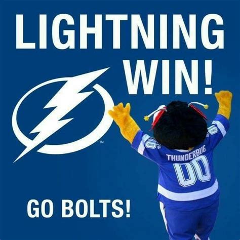Go Bolts ⚡ Tampa Bay Lightning Bay Sports Thunder And Lightning