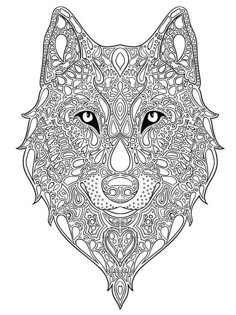 Printable Coloring Pages Of Wolves