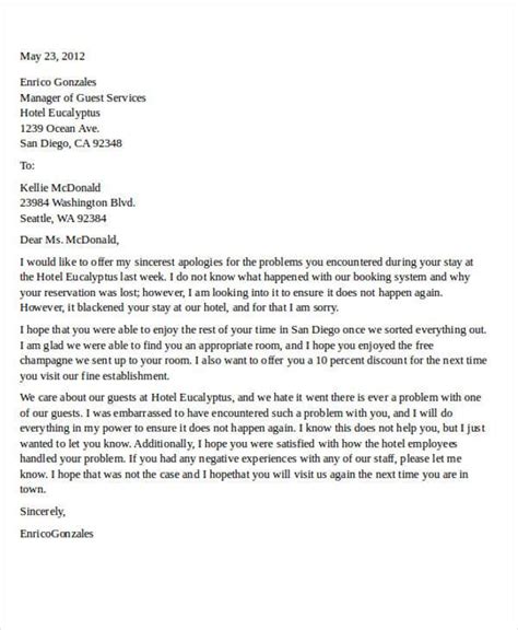 Free 29 Formal Apology Letter Templates In Pdf Ms Word