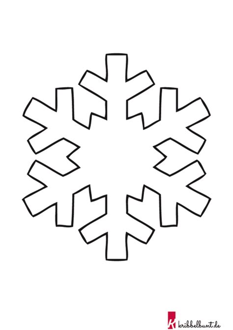 Eine schneeflocke entsteht, wenn sich die feinen wasserteilchen aus denen wolken bestehen an einen feststoff anlagern können. Schneeflocken Vorlage zum Ausdrucken » PDF - Kribbelbunt ...