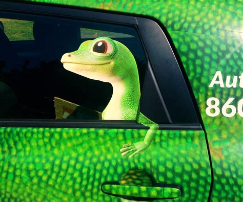 Geico provides car insurance to millions of drivers across the united states. Geico Insurance Gecko Car | Geico Insurance Gecko Car, 8 ...