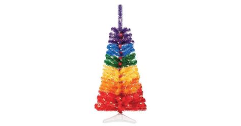 Winter Wonder Lane 4 Merry Rainbow Pre Lit Artificial Christmas Tree