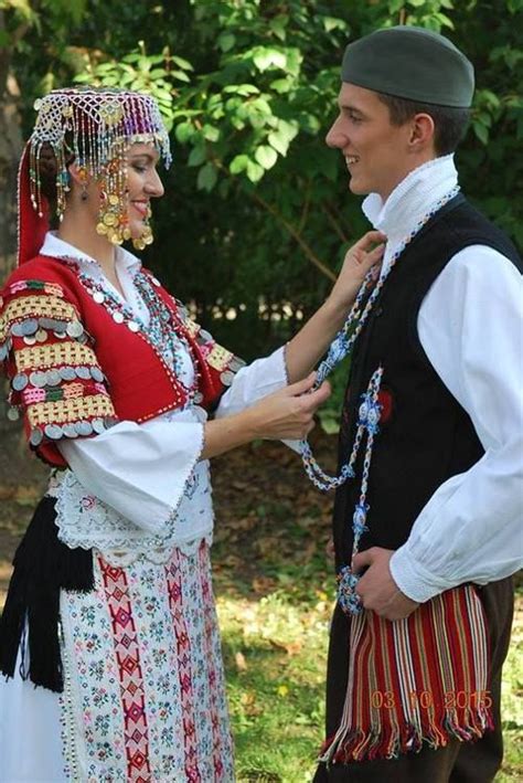 Serbian Traditional Costume From Vicinity Of Gnjilane Kosovo Area