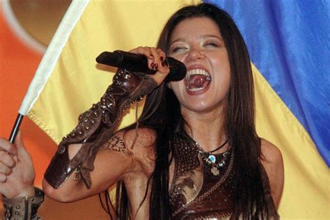 Ukrainische Esc Gewinnerin Ruslana Singt In Essen