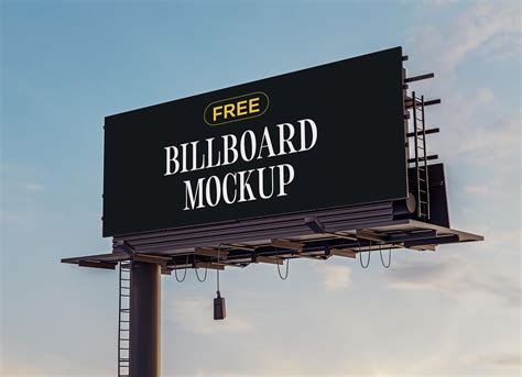 Free Outdoor Advertising Commercial Billboard Mockup Psd Good Mockups