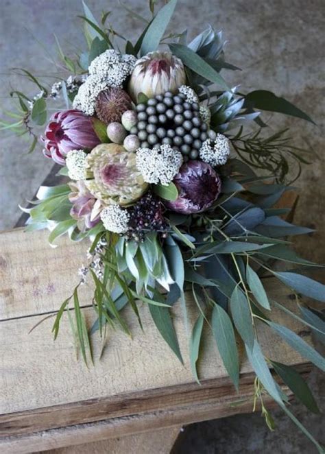 Bouquet Flower Protea And Native Wedding Bouquets 2772563 Weddbook