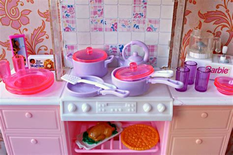 1990s Barbie Kitchen Playset Diy Dollhouse Dollhouse Furniture Kitchen Furniture Barbie Doll