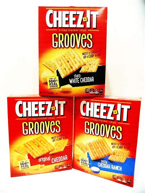 Buy Cheez It Grooves Variety 6 Pack 2 Boxes Of Zesty Cheddar Ranch