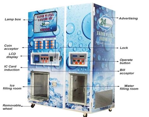 Coin Operated Commercial Ice Vending Machine Vending Machine