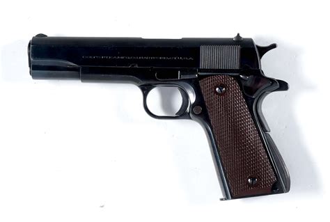 C Early Post War Colt Model 1911 A1 Semi Automatic Pistol 1947