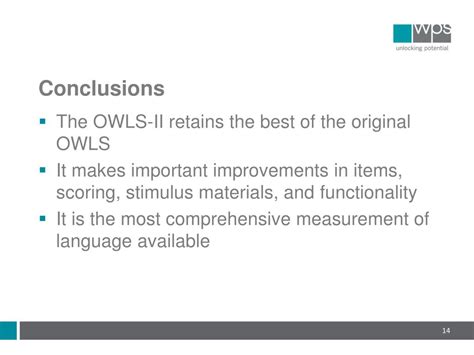 Ppt Owls Ii Oral And Written Language Scales Second Edition