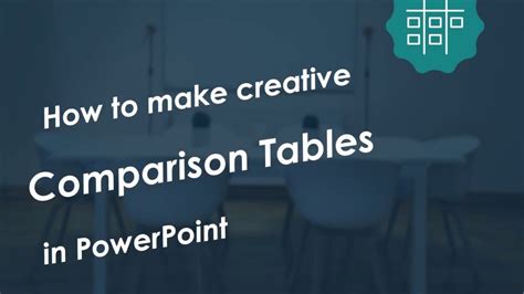 How To Make Comparison Tables In Powerpoint Presentation Templates