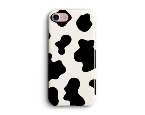 Cow Print Phone Case Iphone Cover Samsung Galaxy Cell Etsy In 2021