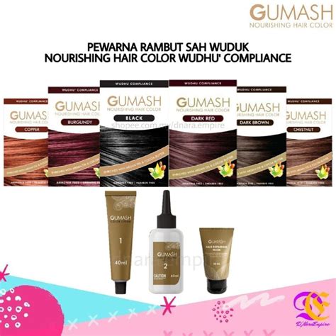 The colourings came from synthetic dyes and enriched with natural. GUMASH NOURISHING HAIR COLOR | GUMASH HAIR COLOR WUDHU ...