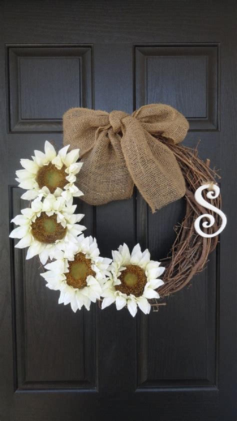 High end realistic wreath ideas, large sizes for outdoor decorating. 50 Best Home Decoration Ideas for Summer 2017