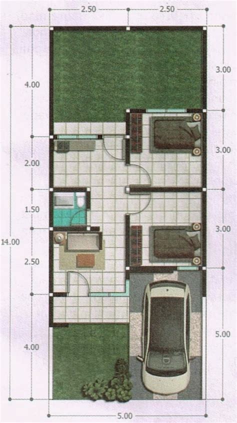 Kolam yang lebih rendah dari dasar tanah bisa anda buat dengan menggalinya sesuai kedalaman tertentu. Desain Rumah Minimalis Modern: Desain dan Denah Rumah ...